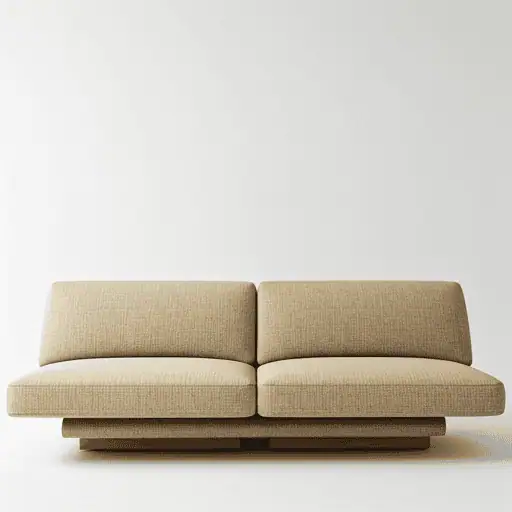 Architectural Sofa in Minimalist Setting
